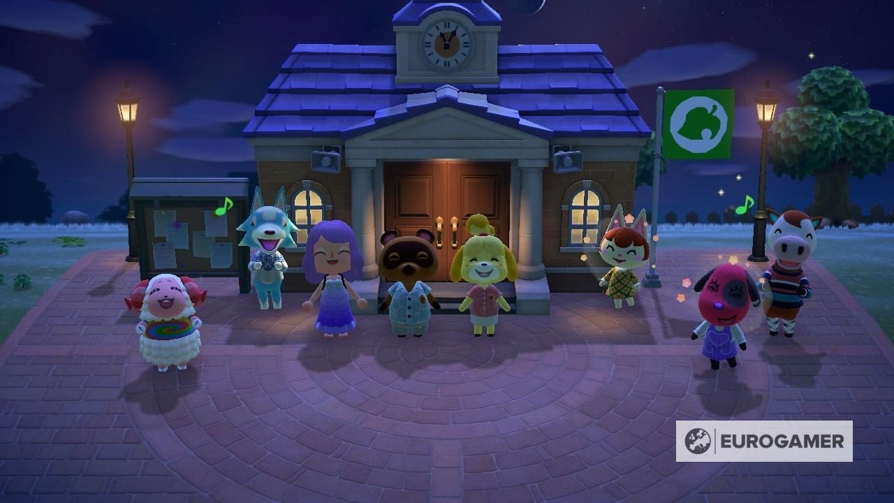 Animal Crossing Town Tune maker how to change Tunes and list of Town